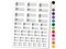 Music Staff Treble and Bass Clef Temporary Tattoo Water Resistant Fake Body Art Set Collection